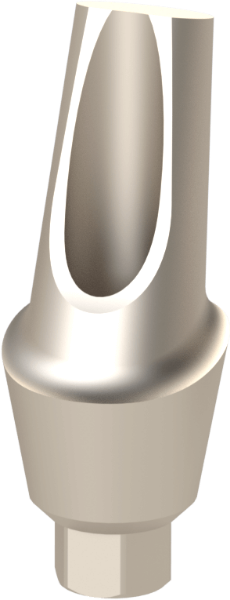 Picture of Abgewinkeltes Titan Abutment 15° G: 3 mm, L: 11 mm Anatomisches Emergenzprofil