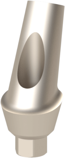 Picture of Abgewinkeltes Titan Abutment 25° G: 2 mm, L: 10 mm Anatomisches Emergenzprofil