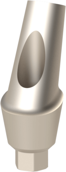 Picture of Abgewinkeltes Titan Abutment 25° G: 3 mm, L: 11 mm Anatomisches Emergenzprofil