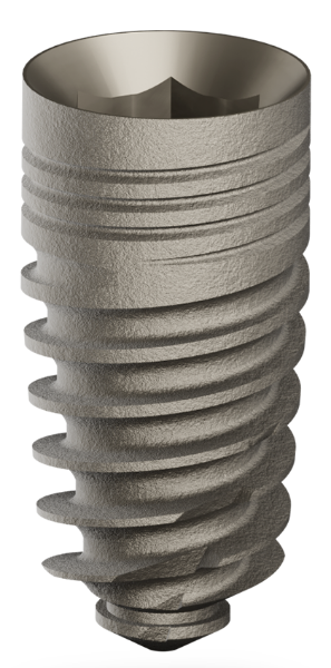 Ritter Implants Titan Dental Implant-spiral-sbla-3.75mm-l-8-mm