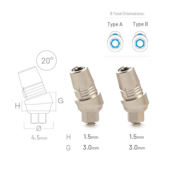 Picture of UniBase™ SV-RP  20° H 1.5mm B Type