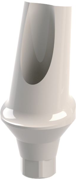 Ritter Implants Peek Anatomic Angled Abutment CF-RC 15° / H 1.5mm A Type PAA-CF-RC1515A