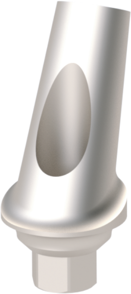 Ritter Implants Angled Concave Anatomic Ti-Abutment SV-RP 25° / H 1mm TAAC-SV-RP2510