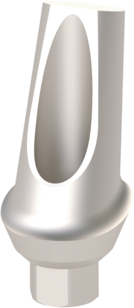 Ritter Implants Angled Anatomic Ti-Abutment SV-WP 15° / H 1mm TAA-SV-WP1510