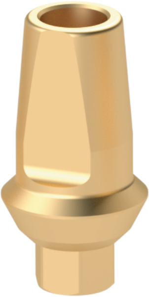 Ritter Implants Clicq-Pression™ Straight Transfer Ti-Abutment SV-RP H 1mm Medium TAP-SV-RP10M