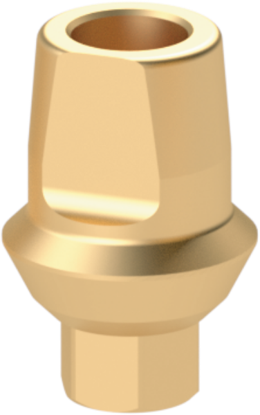 Ritter Implants Clicq-Pression™ Straight Transfer Ti-Abutment SV-RP H 1mm Short TAP-SV-RP10S