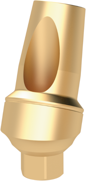 Ritter Implants Clicq-Pression™ Angled Transfer Ti-Abutment SV-WP 25° / H 1mm TAP-SV-WP2510