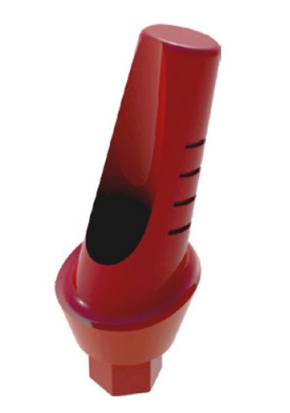 Ritter Implants Burn-It Esthetic 15° Angled Plastic Abutment for Casting 2mm Shoulder, L=10.9mm EAPC-15-2