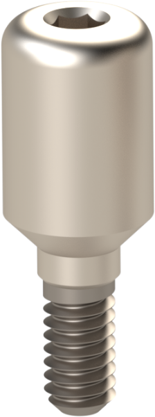 Ritter Implants Narrow Platform Slim Healing Cap, Ht: 6mm, Dm:3.8mm NL-HC-6N