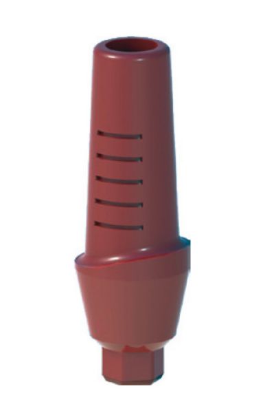 Ritter Implants Burn-It Straight Anatomic Plastic Abutment for Casting 1mm Shoulder, L=10.5mm SAPC-1