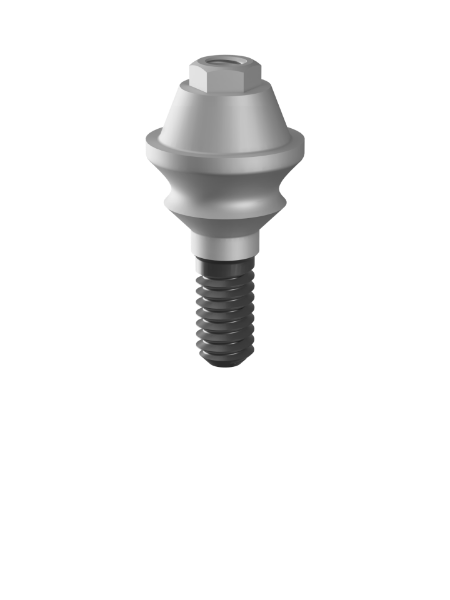 Ritter Implants Straight Multi Unit 2mm Shoulder, 1.4 thread, concave MU-KS20-CNV-1.4