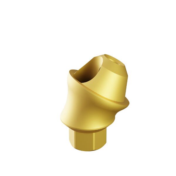 Ritter Implants Angled Multi Unit One Piece 17°/ 1mm Shoulder, concave MU-KS1710-CNV