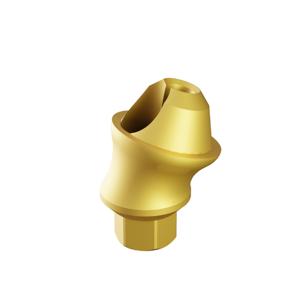 Ritter Implants Angled Multi Unit One Piece 17°/ 2mm Shoulder, concave MU-KS1720-CNV