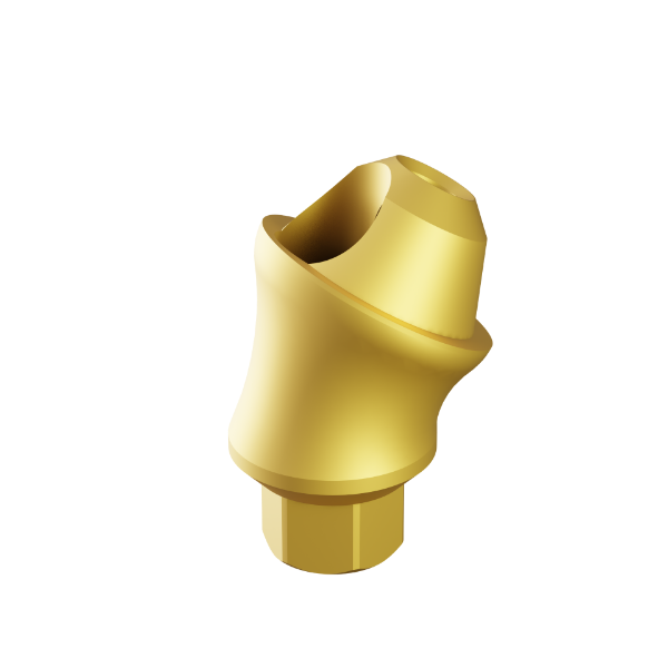 Ritter Implants Angled Multi Unit One Piece 30°/2mm Shoulder, concave MU-KS1320-CNV