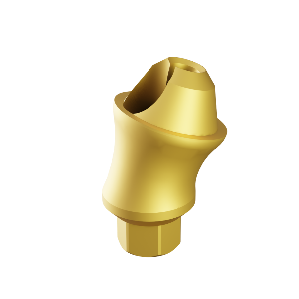 Ritter Implants Narrow Platform 17° Angled concave Multi Unit 3mm Shoulder NL-MU-KS1730-CNV