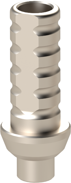Picture of Rotational Temporary Titanium Abutment, Narrow Line, L: 8mm, Hex: 1.29mm Includes Screw